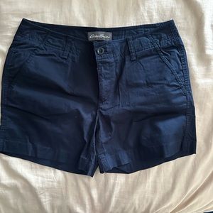 Eddie Bauer Navy Bermuda shorts with tags